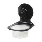 Maxbell Reptile Feeder Suction Cup Food Container for Gecko Bearded Dragon Supplies Black