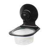 Maxbell Reptile Feeder Suction Cup Food Container for Gecko Bearded Dragon Supplies Black