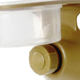 Maxbell Reptile Feeder Suction Cup Food Container for Gecko Bearded Dragon Supplies Yellow