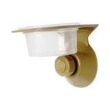 Maxbell Reptile Feeder Suction Cup Food Container for Gecko Bearded Dragon Supplies Yellow