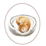 Maxbell Cat Cave Bed Kitten Puppy Winter Warm for Small Medium Large Dogs Cats Red