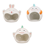 Maxbell Pet Ceramic Hamster Bedding Hideout Nest Adorable Appearance Easily Clean Rabbit