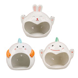 Maxbell Pet Ceramic Hamster Bedding Hideout Nest Adorable Appearance Easily Clean Rabbit