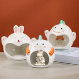 Maxbell Pet Ceramic Hamster Bedding Hideout Nest Adorable Appearance Easily Clean Rabbit