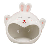 Maxbell Pet Ceramic Hamster Bedding Hideout Nest Adorable Appearance Easily Clean Rabbit