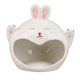 Maxbell Pet Ceramic Hamster Bedding Hideout Nest Adorable Appearance Easily Clean Rabbit