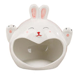 Maxbell Pet Ceramic Hamster Bedding Hideout Nest Adorable Appearance Easily Clean Rabbit