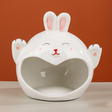 Maxbell Pet Ceramic Hamster Bedding Hideout Nest Adorable Appearance Easily Clean Rabbit