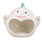 Maxbell Pet Ceramic Hamster Bedding Hideout Nest Adorable Appearance Easily Clean Dinosaur