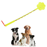 Maxbell Pet Training Stick Pet Dog Whip Rubber for Small Medium Large Dog Exercising Green