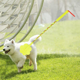 Maxbell Pet Training Stick Pet Dog Whip Rubber for Small Medium Large Dog Exercising Green