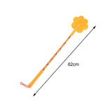 Maxbell Pet Training Stick Pet Dog Whip Rubber for Small Medium Large Dog Exercising Orange