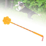 Maxbell Pet Training Stick Pet Dog Whip Rubber for Small Medium Large Dog Exercising Orange