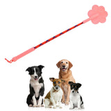 Maxbell Pet Training Stick Pet Dog Whip Rubber for Small Medium Large Dog Exercising Pink