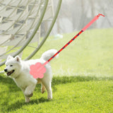 Maxbell Pet Training Stick Pet Dog Whip Rubber for Small Medium Large Dog Exercising Pink