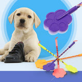 Maxbell Pet Training Stick Pet Dog Whip Rubber for Small Medium Large Dog Exercising Violet
