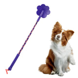 Maxbell Pet Training Stick Pet Dog Whip Rubber for Small Medium Large Dog Exercising Violet
