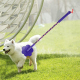 Maxbell Pet Training Stick Pet Dog Whip Rubber for Small Medium Large Dog Exercising Violet