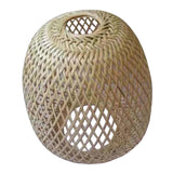 Maxbell Rustic Bamboo Lamp Shade Lampshade for Teahouse Living Room Kitchen Island