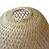 Maxbell Rustic Bamboo Lamp Shade Lampshade for Teahouse Living Room Kitchen Island