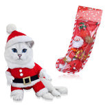 Maxbell Small Cat Toys Christmas Feather Teaser Feather Indoor Cats Exercise Plush Socks