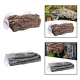 Maxbell Resin Turtle Basking Platform Climbing Fish Tank Ladder Tortoise Ramp Wood