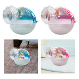 Maxbell Hamster Sand Bath Bathtub External Toilet Removable Bathroom for Squirrel Blue