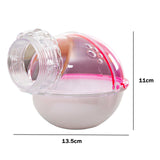 Maxbell Hamster Sand Bath Bathtub External Toilet Removable Bathroom for Squirrel Pink