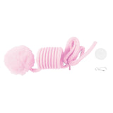 Maxbell Cat Toy Ball Spring Toy Hanging with Bell  Cats Chewing Pink