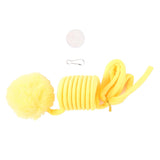 Maxbell Cat Toy Ball Spring Toy Hanging with Bell  Cats Chewing Yellow