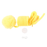 Maxbell Cat Toy Ball Spring Toy Hanging with Bell  Cats Chewing Yellow