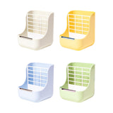 Maxbell 2 in 1 Rabbit Feeder Pets Accessories Detachable for Chinchilla Guinea Pigs White