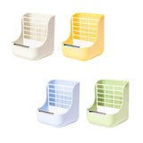 Maxbell 2 in 1 Rabbit Feeder Pets Accessories Detachable for Chinchilla Guinea Pigs White