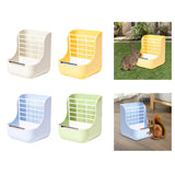 Maxbell 2 in 1 Rabbit Feeder Pets Accessories Detachable for Chinchilla Guinea Pigs White