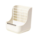 Maxbell 2 in 1 Rabbit Feeder Pets Accessories Detachable for Chinchilla Guinea Pigs White