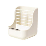 Maxbell 2 in 1 Rabbit Feeder Pets Accessories Detachable for Chinchilla Guinea Pigs White