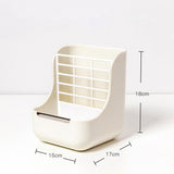 Maxbell 2 in 1 Rabbit Feeder Pets Accessories Detachable for Chinchilla Guinea Pigs White