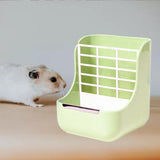 Maxbell 2 in 1 Rabbit Feeder Pets Accessories Detachable for Chinchilla Guinea Pigs Green
