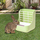 Maxbell 2 in 1 Rabbit Feeder Pets Accessories Detachable for Chinchilla Guinea Pigs Green