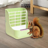 Maxbell 2 in 1 Rabbit Feeder Pets Accessories Detachable for Chinchilla Guinea Pigs Green