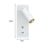 Maxbell Simple Wall Lamp Adjustable Direction Wall Sconce for Home Bar White