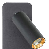 Maxbell Simple Wall Lamp Adjustable Direction Wall Sconce for Home Bar Black