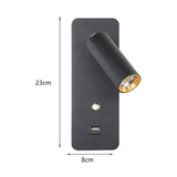 Maxbell Simple Wall Lamp Adjustable Direction Wall Sconce for Home Bar Black
