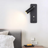Maxbell Simple Wall Lamp Adjustable Direction Wall Sconce for Home Bar Black