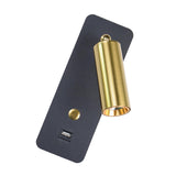 Maxbell Simple Wall Lamp Adjustable Direction Wall Sconce for Home Bar  Black Gold