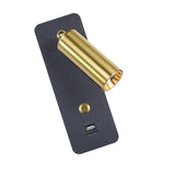 Maxbell Simple Wall Lamp Adjustable Direction Wall Sconce for Home Bar  Black Gold