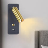 Maxbell Simple Wall Lamp Adjustable Direction Wall Sconce for Home Bar  Black Gold