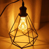 Maxbell Modern Lampshade Metal Light Cage for Living Room Dining Room Farmhouse Black
