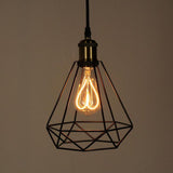 Maxbell Modern Lampshade Metal Light Cage for Living Room Dining Room Farmhouse Black