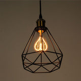 Maxbell Modern Lampshade Metal Light Cage for Living Room Dining Room Farmhouse Black